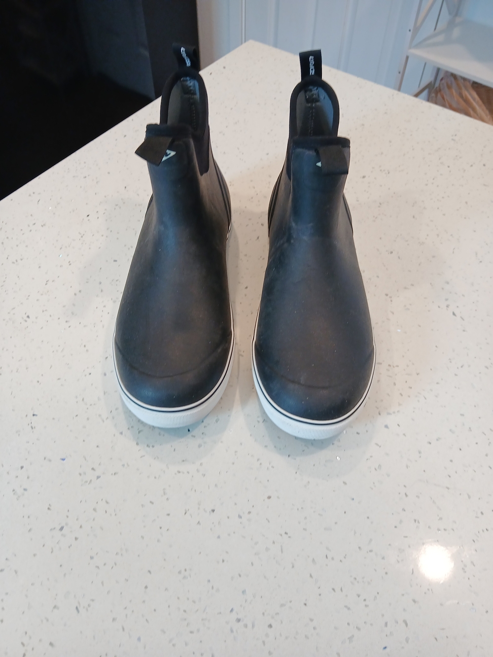 Men's Black Slip-On Chelsea-Style Casual Loafers